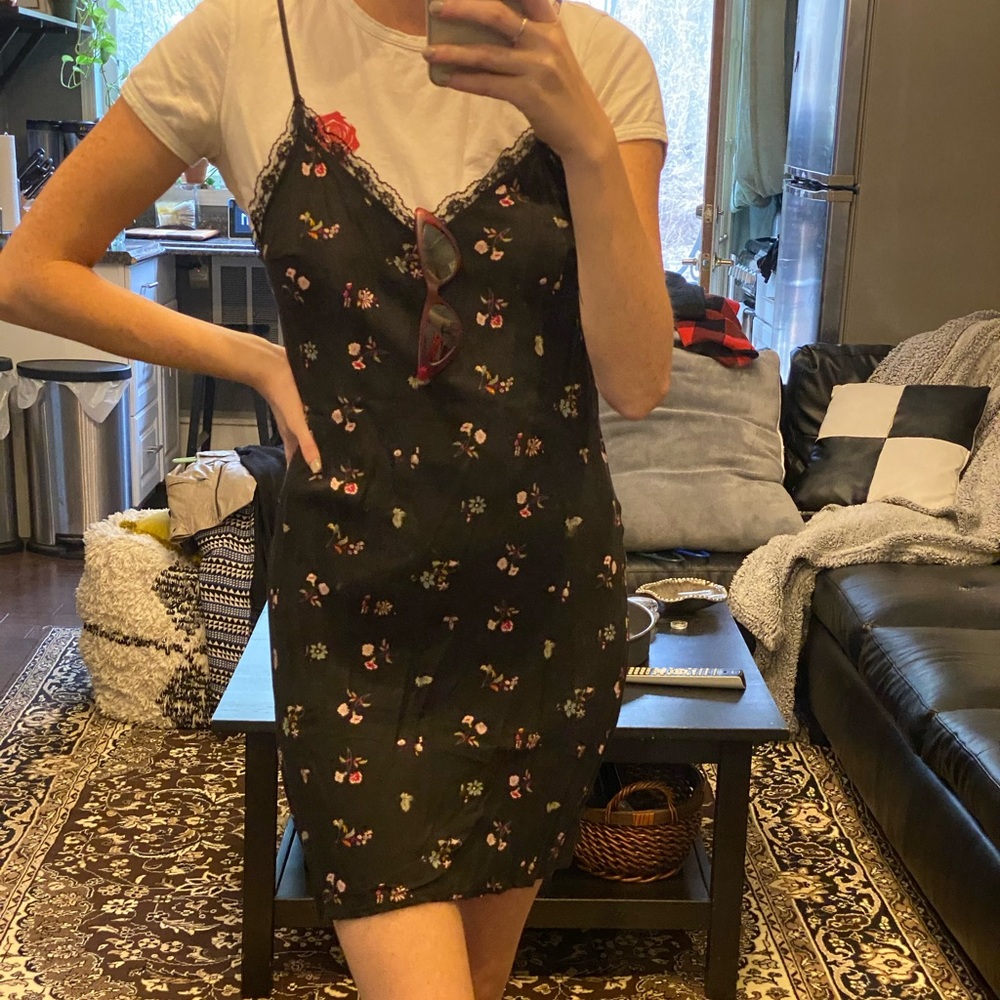 Spaghetti strap mini dress